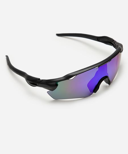 óculos de sol esportivo ace unissex preto UNICO