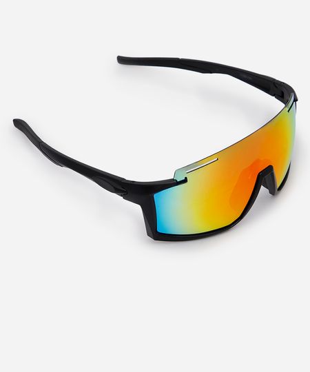 óculos de sol esportivo ace unissex preto UNICO