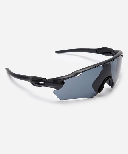 óculos de sol esportivo ace unissex preto UNICO