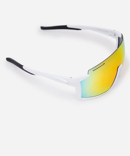 óculos de sol esportivo ace unissex branco UNICO