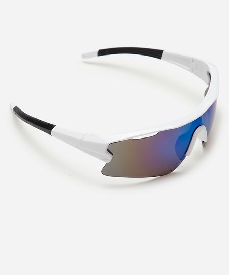 óculos de sol esportivo ace unissex branco UNICO