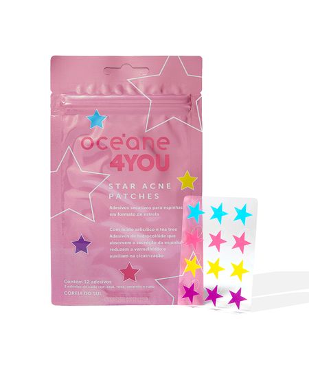 adesivos secativos para espinhas océane star acne patches UNICO