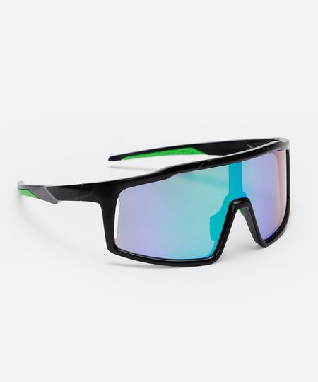 óculos de sol esportivo ace unissex preto UNICO