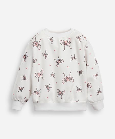 blusão de moletom infantil angel off white 12 blusão de moletom infantil angel off white 12