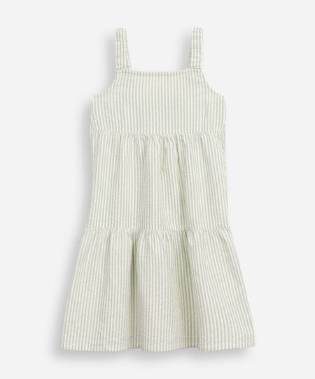 vestido infantil listrado e texturizado verde 1 vestido infantil listrado e texturizado verde 1