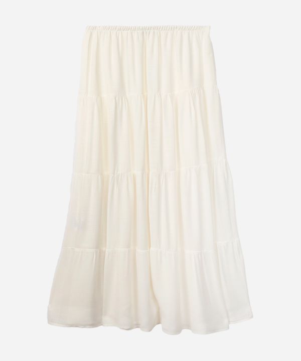 saia longa juvenil de viscose off white 10