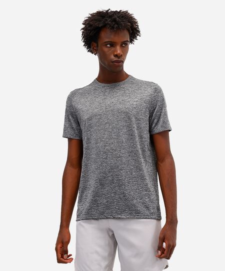 camiseta masculina esportiva ace manga curta cinza P