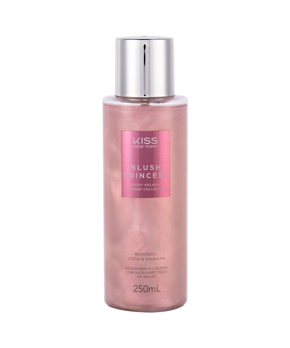 body splash kiss new york shimmer blush princess 250ml body splash kiss new york shimmer blush princess 250ml