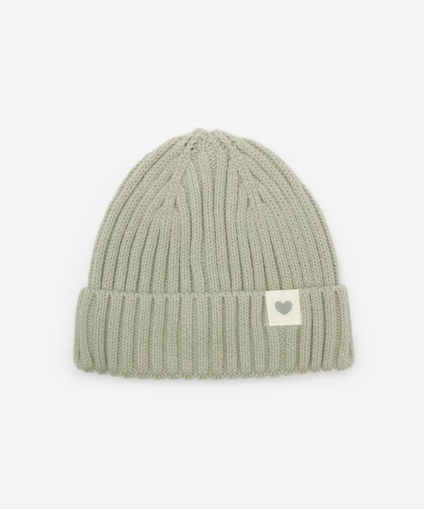 gorro infantil texturizado verde UNICO