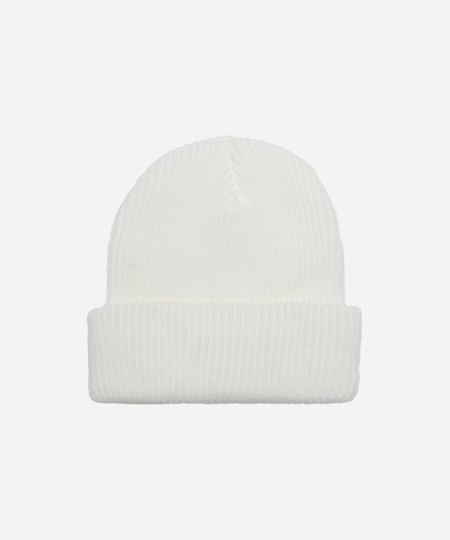 gorro masculino canelado off white UNICO gorro masculino canelado off white UNICO