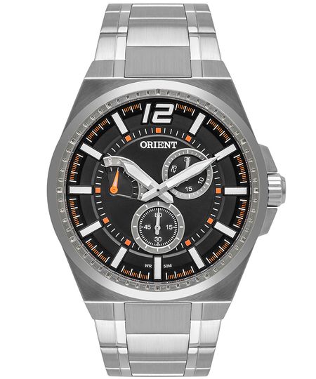 relógio masculino orient mbssm090g2sx multifunção prateado UNICO