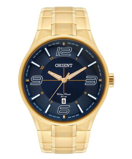 relógio masculino orient mgss1136d2kx analógico calendário dourado UNICO relógio masculino orient mgss1136d2kx analógico calendário dourado UNICO