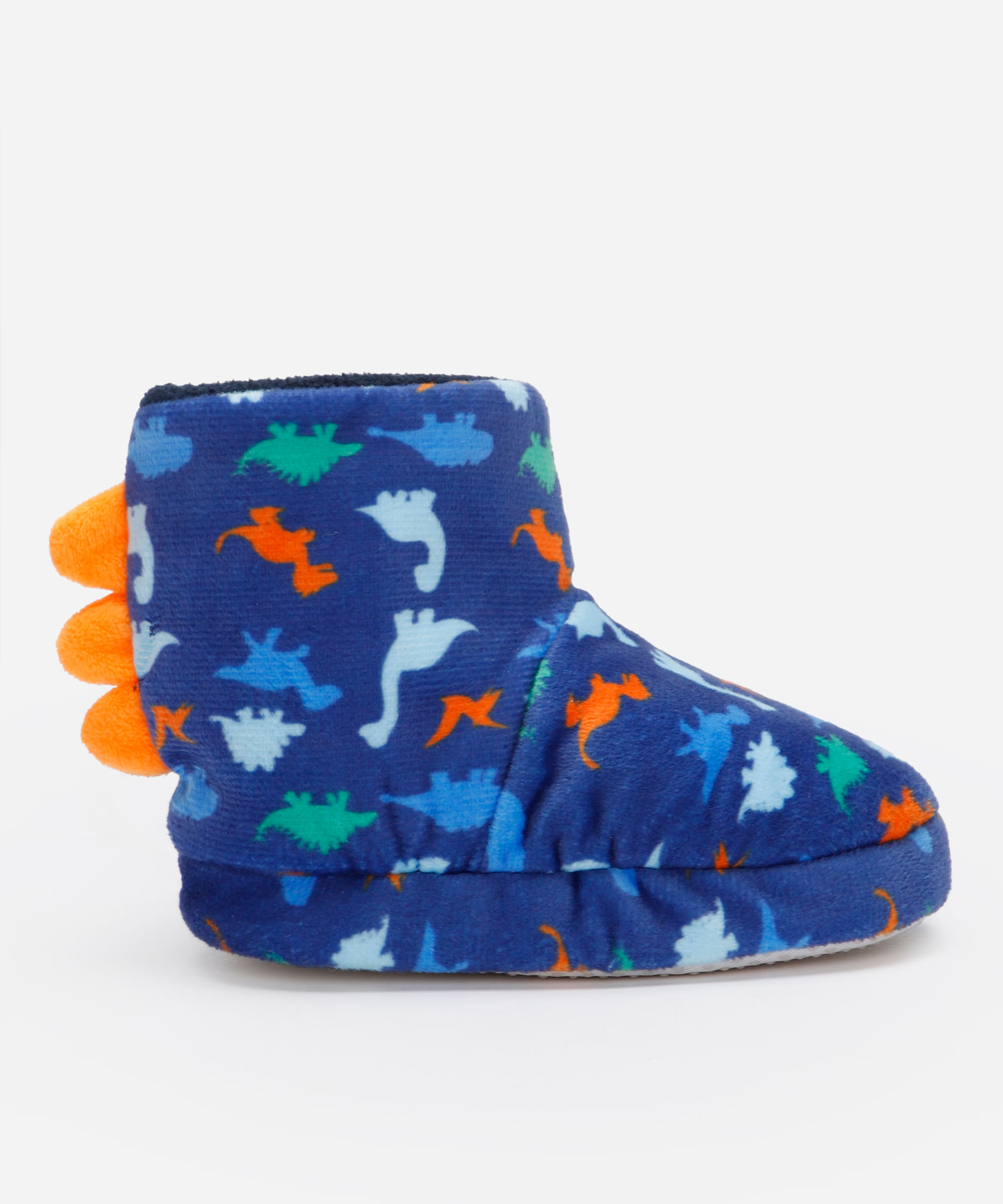 pantufa bota infantil dino azul