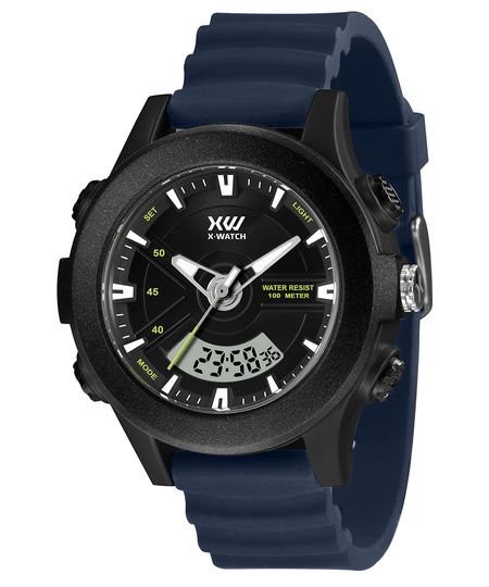 relógio masculino x watch xmppa356p1dx analógico digital preto UNICO