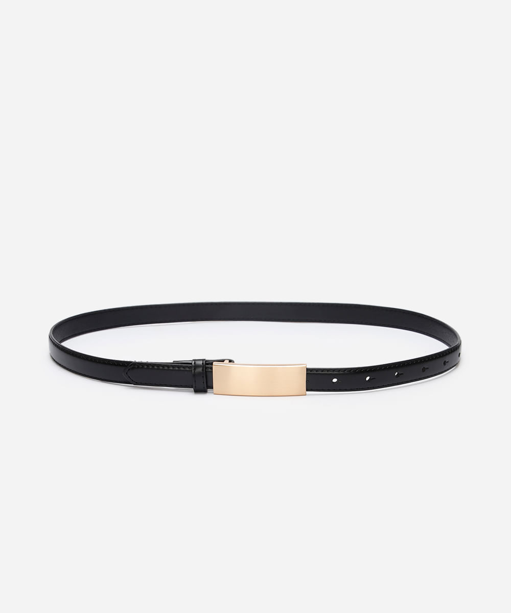 cinto fino feminino mindset preto