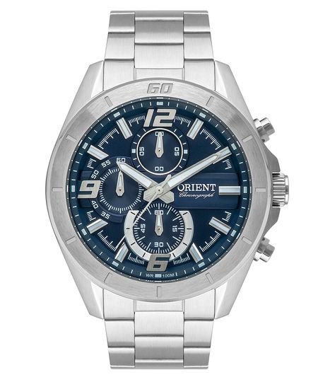 relógio masculino orient mbssc230d2sx cronógrafo prateado UNICO