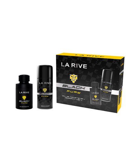 kit feminino la rive black fury edt 75ml e desodorante 150ml UNICO kit feminino la rive black fury edt 75ml e desodorante 150ml UNICO