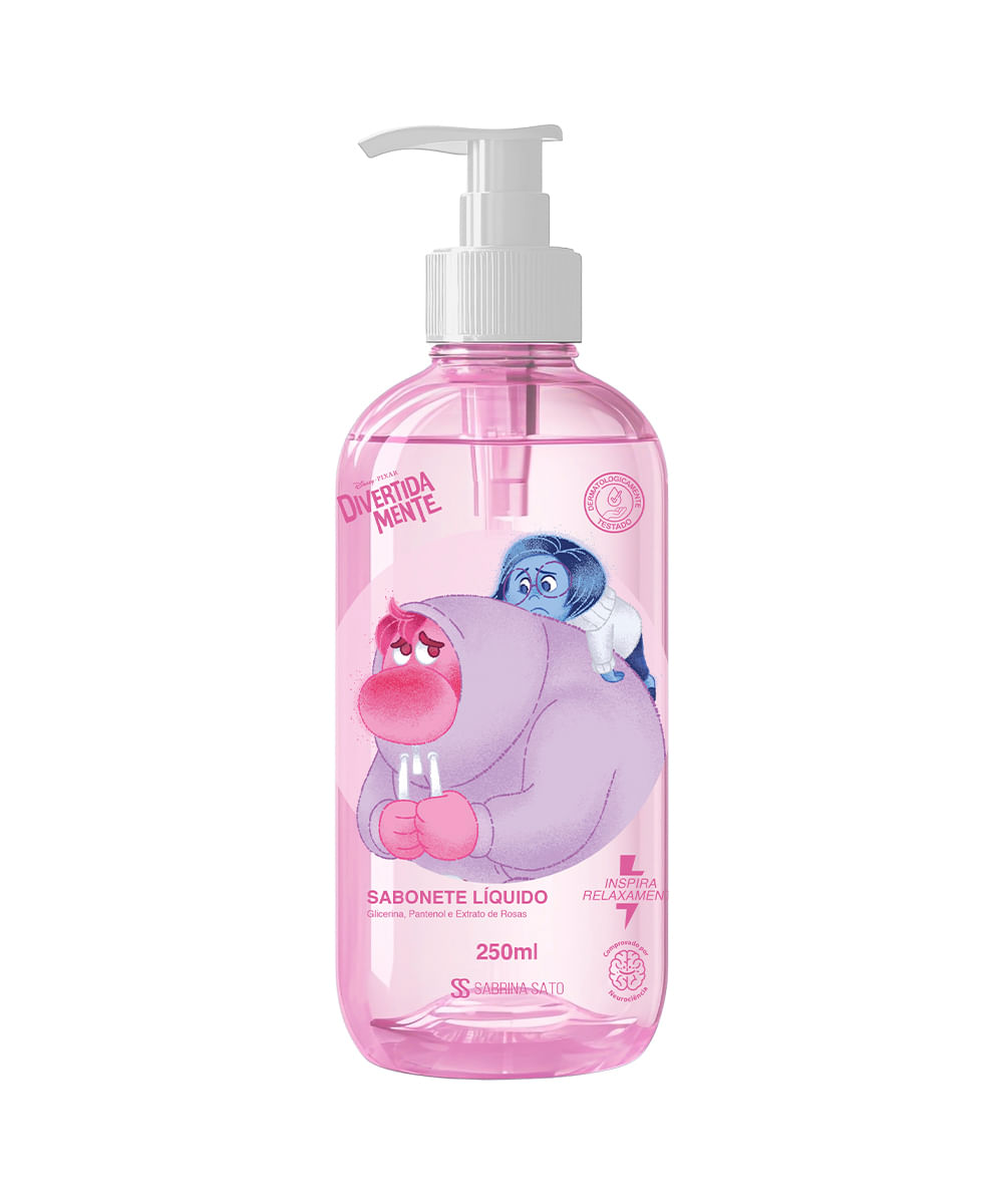 sabonete líquido corpo e mãos divertidamente vergonha e tristeza sabrina sato 250ml sabonete líquido corpo e mãos divertidamente vergonha e tristeza sabrina sato 250ml