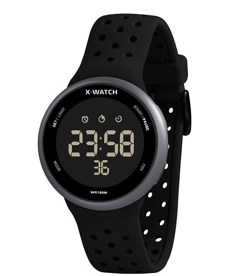 relógio masculino x watch xmppd485wpxpx digital preto UNICO