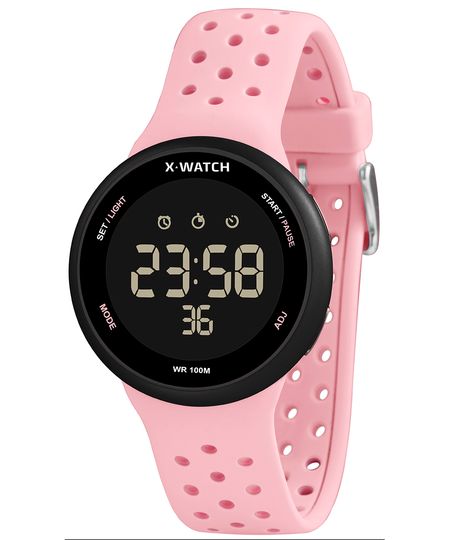 relógio feminino x watch xfppd060wpxrx digital preto UNICO