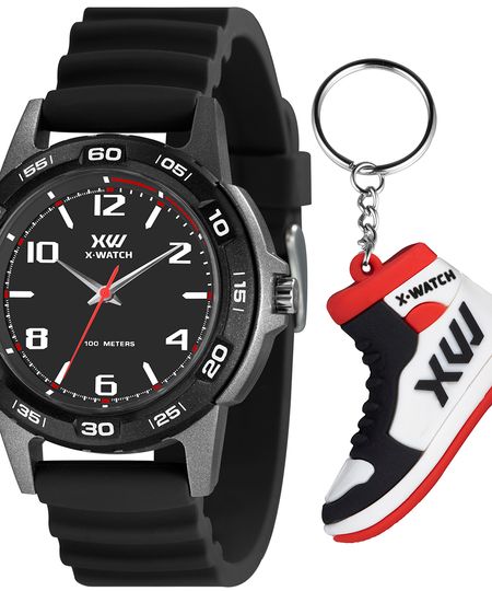 kit relógio masculino x watch xmpp0048k0bnp2px analógico preto UNICO kit relógio masculino x watch xmpp0048k0bnp2px analógico preto UNICO