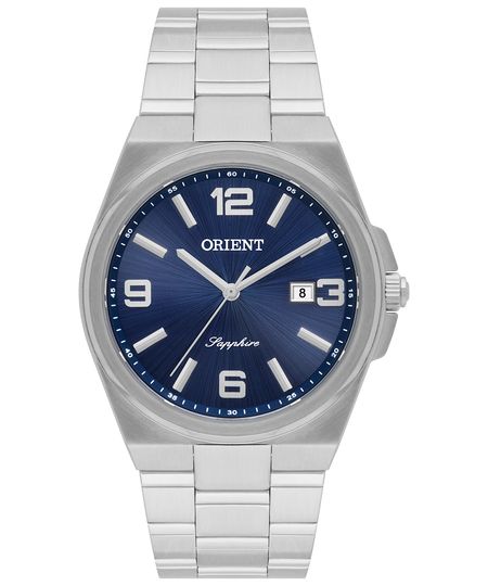 relógio masculino orient mbss1458d2sx analógico calendário prateado UNICO relógio masculino orient mbss1458d2sx analógico calendário prateado UNICO