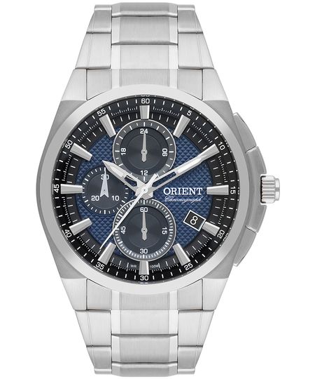 relógio masculino orient mbssc255d1sx cronógrafo prateado UNICO