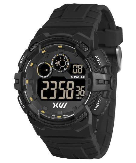 relógio masculino x watch xmppd739pxpx digital preto UNICO
