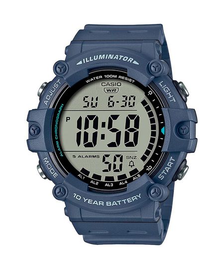 relógio masculino casio ae 1500wh 2avdf digital azul UNICO