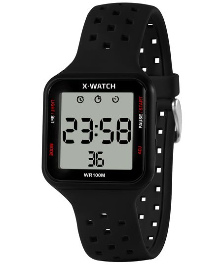 relógio masculino x watch xgppd090wbxpx digital preto UNICO
