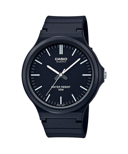 relógio unissex casio mw 240 1evdf analógico preto UNICO