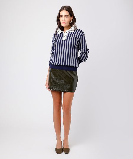 minissaia feminina de poliuretano texturizada mindset verde 34 minissaia feminina de poliuretano texturizada mindset verde 34