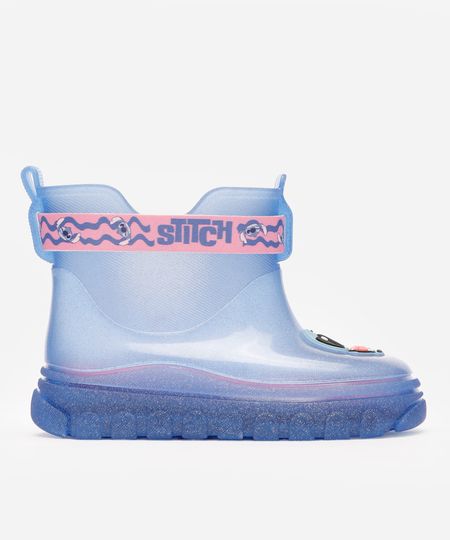 galocha infantil stitch azul 17-18 galocha infantil stitch azul 17-18