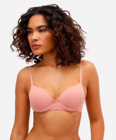 sutiã base com bojo rosa 42