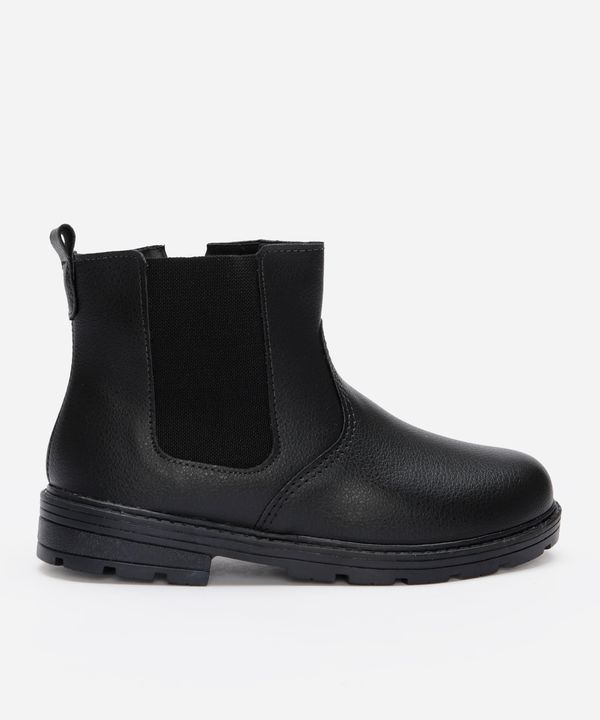 bota chelsea infantil preta 30