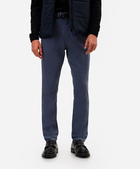 calça chino carrot de alfaiataria masculina azul 38 calça chino carrot de alfaiataria masculina azul 38
