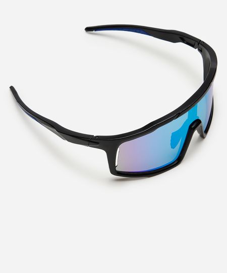 óculos de sol esportivo ace unissex preto UNICO