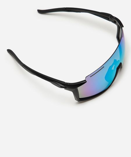 óculos de sol esportivo ace unissex preto UNICO