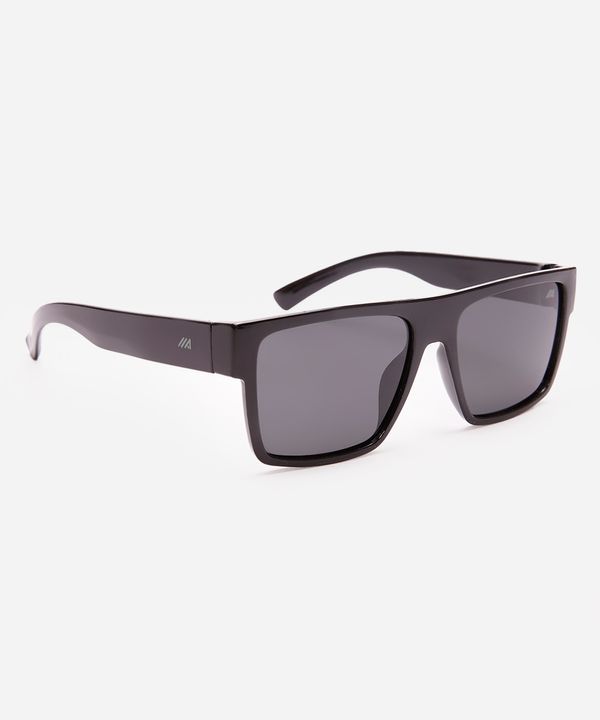 óculos de sol quadrado unissex preto UNICO