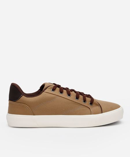 tênis casual cano curto oneself bege 40