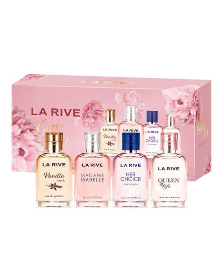 kit de perfume feminino la rive vanila touch madame isabelle her choice queen 30ml UNICO