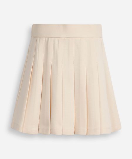 saia curta plissada infantil - bege claro 6 saia curta plissada infantil - bege claro 6