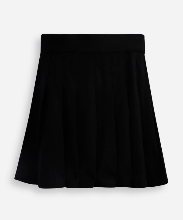 saia curta plissada infantil - preto 8
