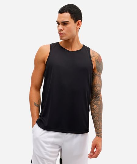regata masculina esportiva ace preta M