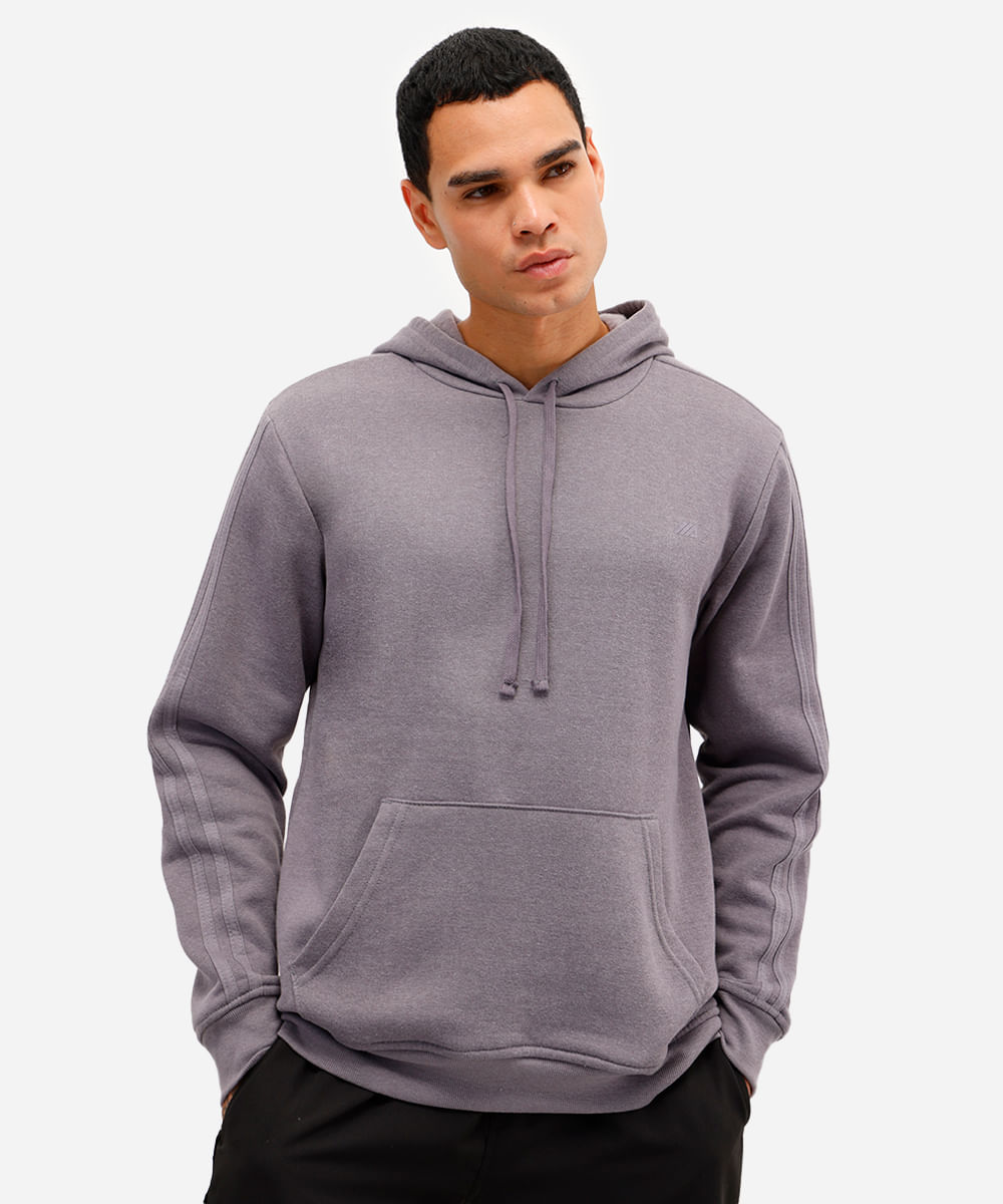 blusa masculina de moletom com capuz ace roxa