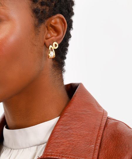 kit de 2 brincos banhado a ouro vintage UNICO kit de 2 brincos banhado a ouro vintage UNICO