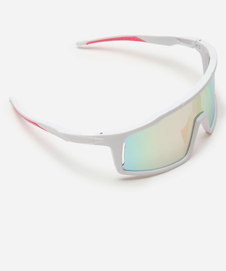 óculos de sol esportivo ace unissex branco UNICO