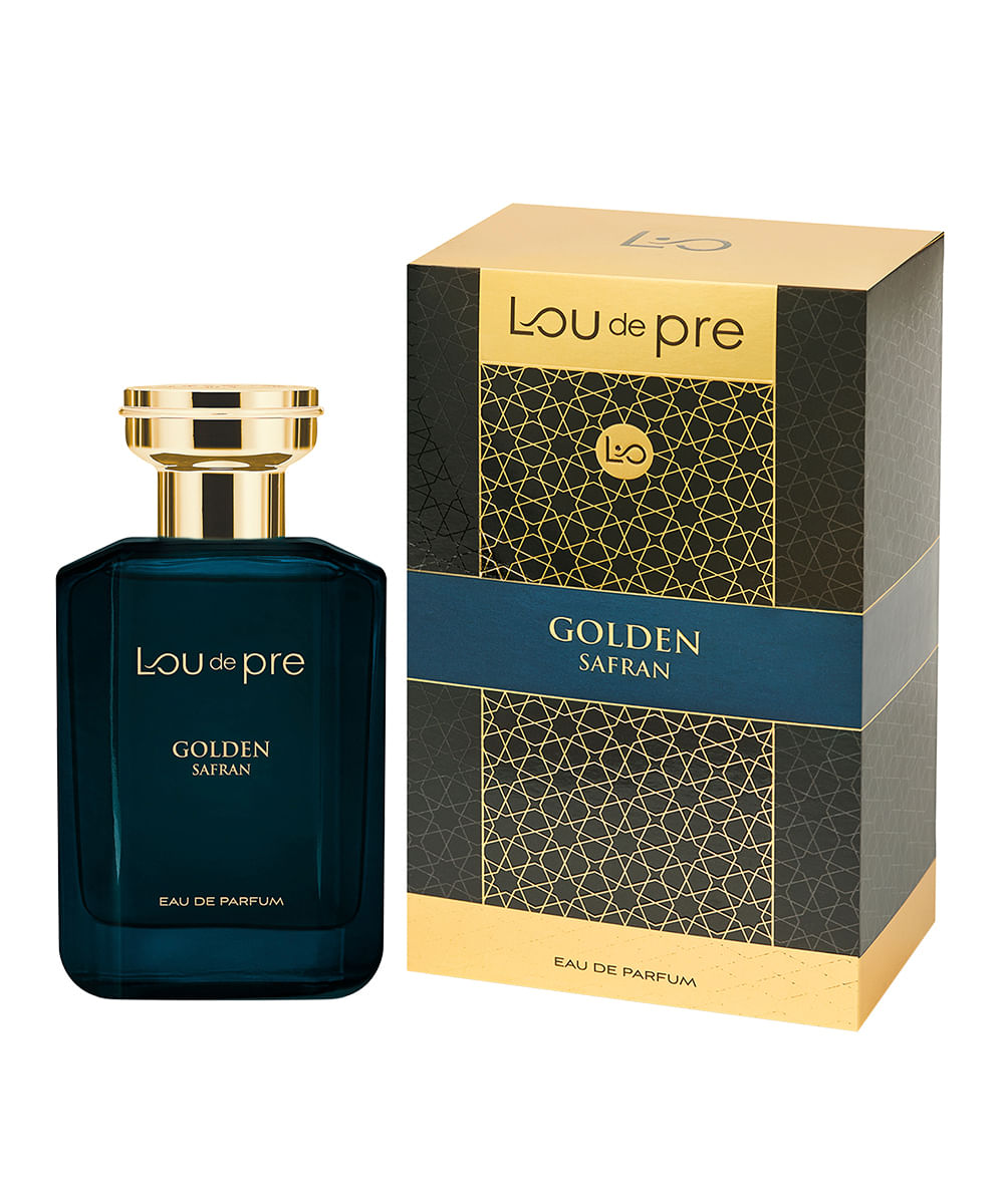perfume feminino lou de pre golden safran 90ml