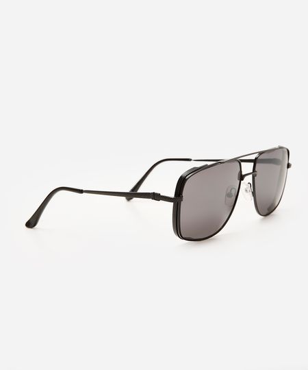 óculos de sol quadrado triton preto UNICO