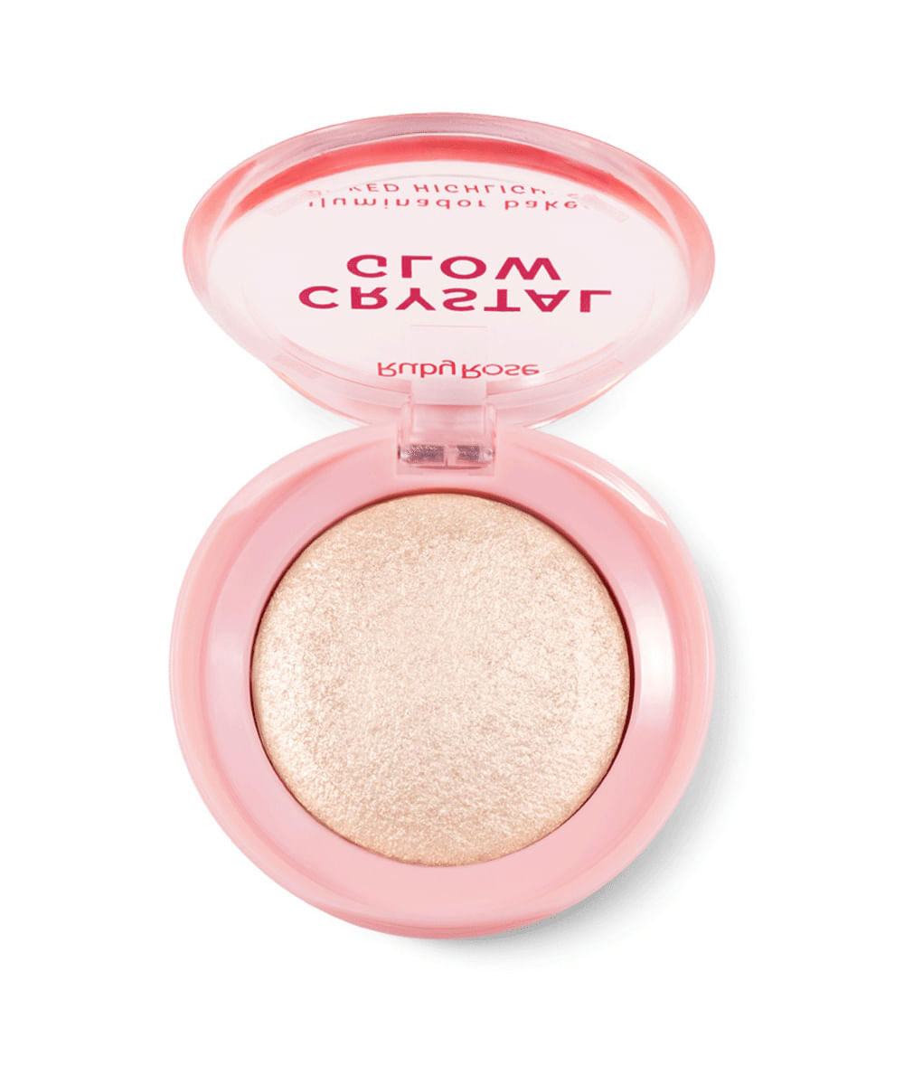 iluminador ruby rose crystal glow baked cherry red dourado